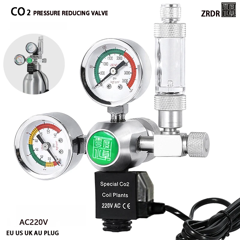 Aquarium Plant Nutrients - Aquarium DIY CO2 Regulator Solenoid Bubble