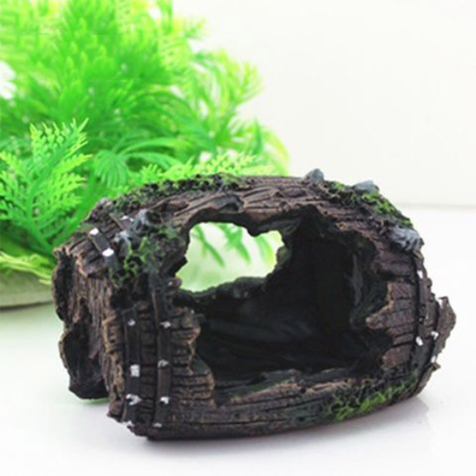 Aquarium Planted Substrate - Aquarium Ornament Hollow Hole Log Tree