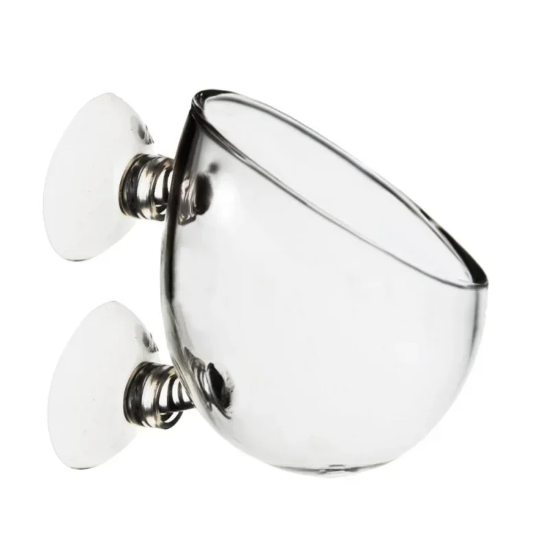 Aquarium Plant Holder - Clear Aquatic Plant Cup With Suction