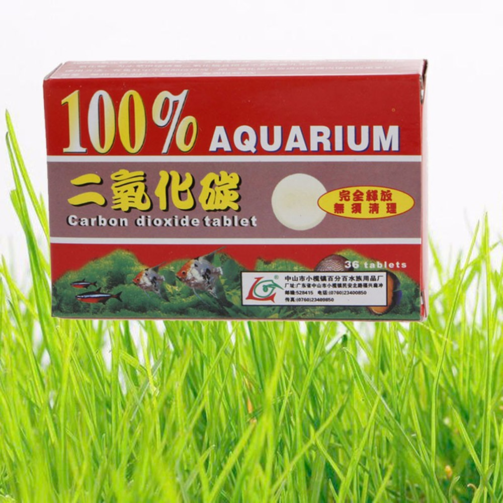 Aquarium Plant Nutrients - 36pcs/Box CO2 Tablet Carbon Dioxide Diffuser