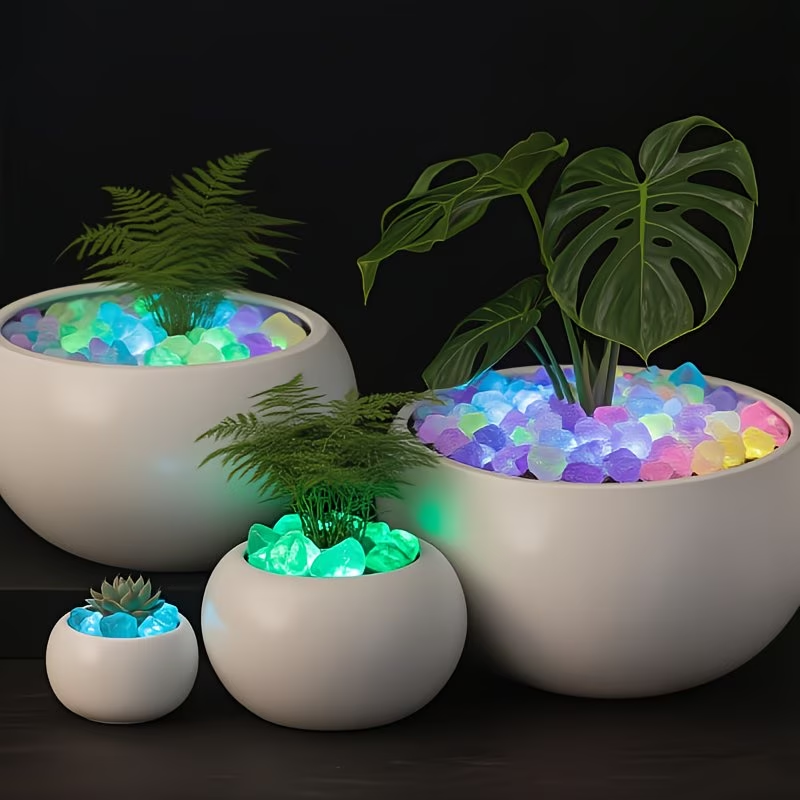 300PCS Luminous Pebble Set,0.9 - Aquarium Plant Growth 评论和价格