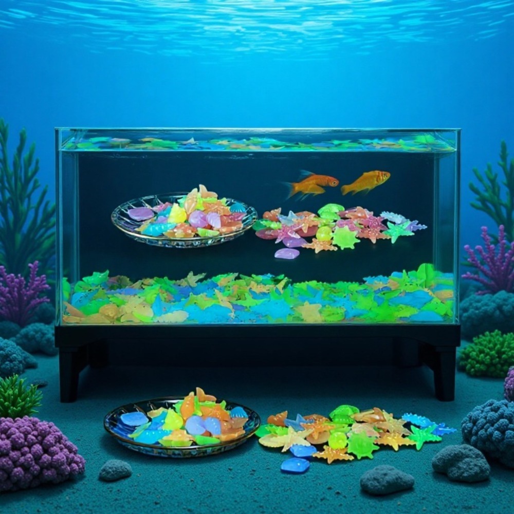 Glowing Luminous Ocean Stones  - Aquarium For Planted Tank 评论和价格