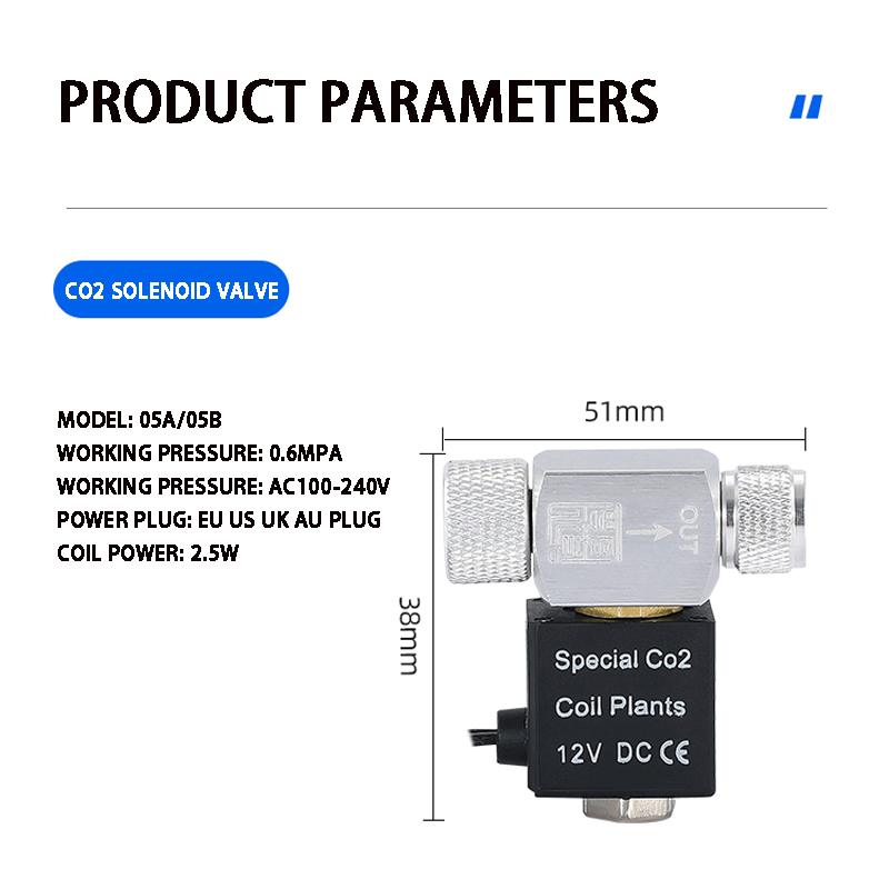 ZRDR Aquarium Co2 Solenoid Val - Aquarium Plant Nutrients 评论和价格