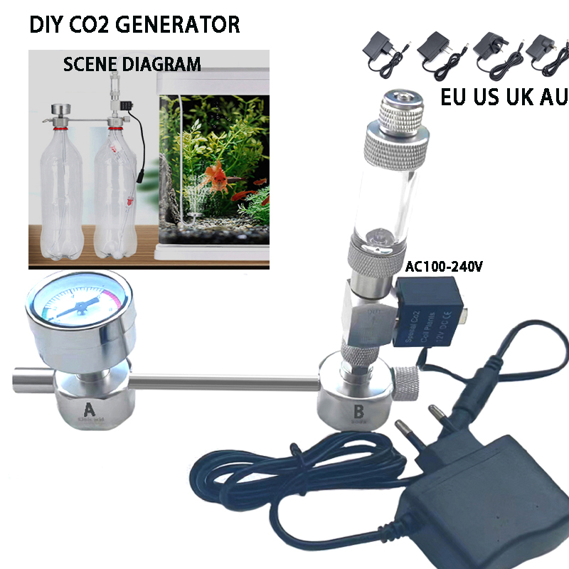 Aquarium DIY CO2 Generator Sys - Aquarium Plant Growth 评论和价格