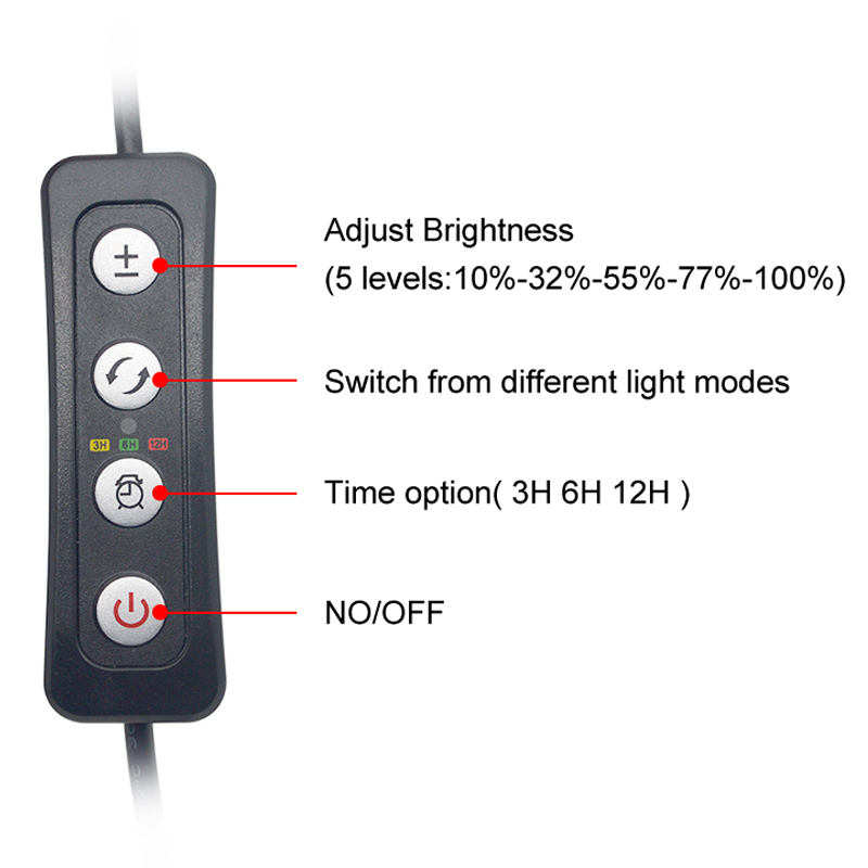 Aquarium LED Light for 16-64CM - Aquarium Plant Light Spectrum 评论和价格