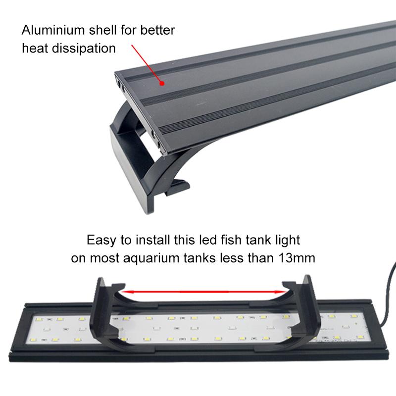 Aquarium LED Light for 16-64CM - Aquarium Plant Light Spectrum 评论和价格