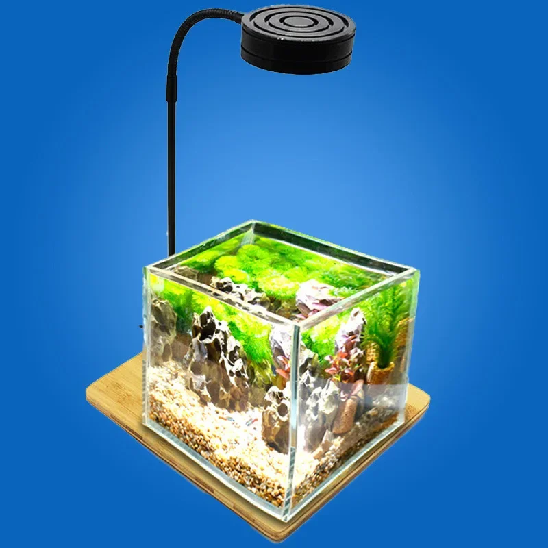 Mini LED Aquarium Light With B - Aquarium Plant Growth 评论和价格
