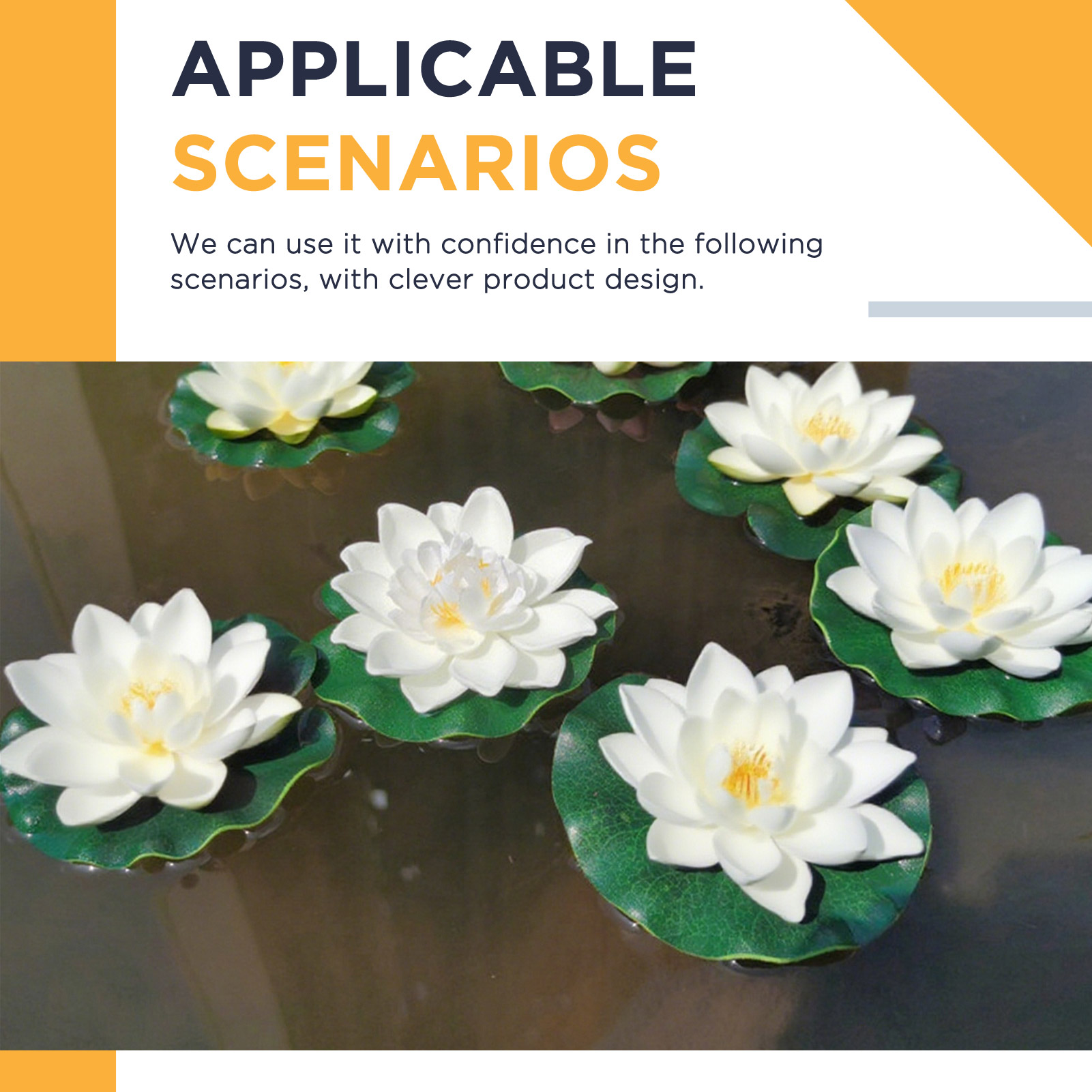 5pcs/set 10cm Artificial Lotus - Aquarium Plant Design 评论和价格
