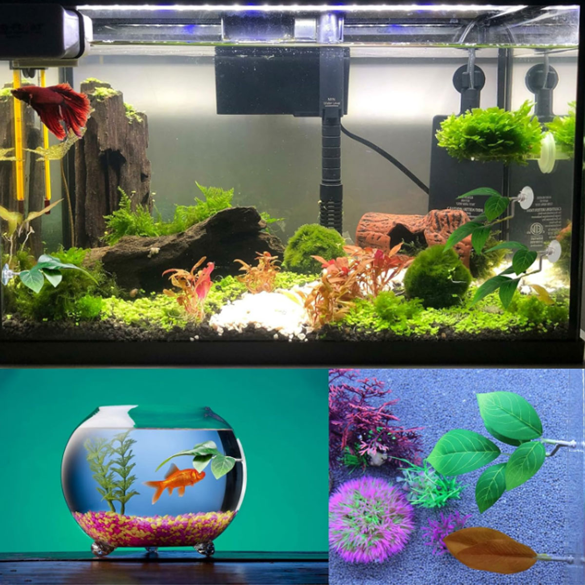 1 PC Betta Fish Hammock Soft A - Aquarium Plant Design 评论和价格