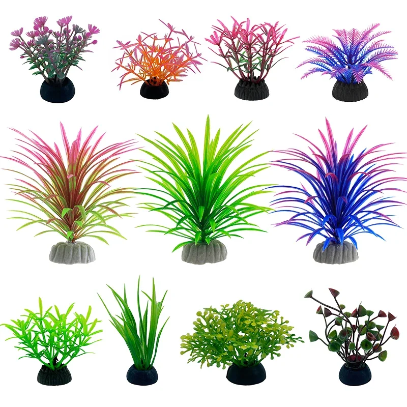 PVC Aquarium Decorative Simula - Aquarium Plant Design 评论和价格