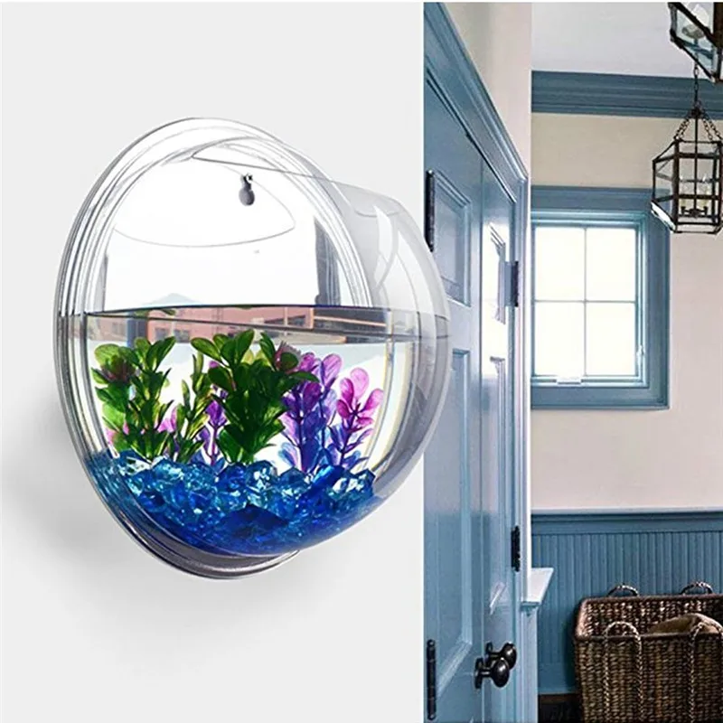 Transparent acrylic hanging wa - Aquarium Plant Design 评论和价格