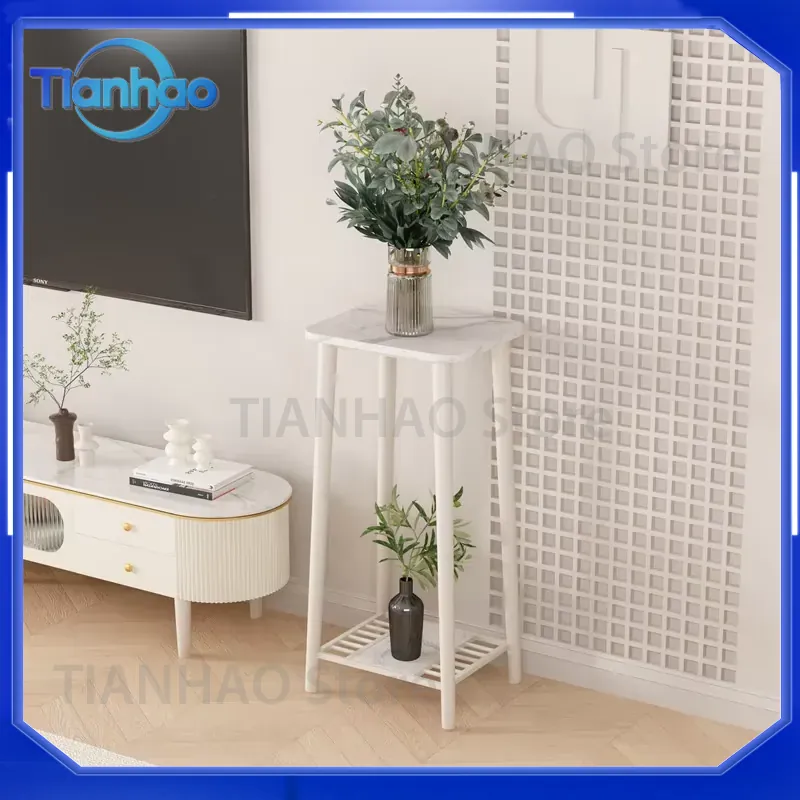 2-Tier Cream Iron Plant Stand  - Aquarium Plant Iron 评论和价格