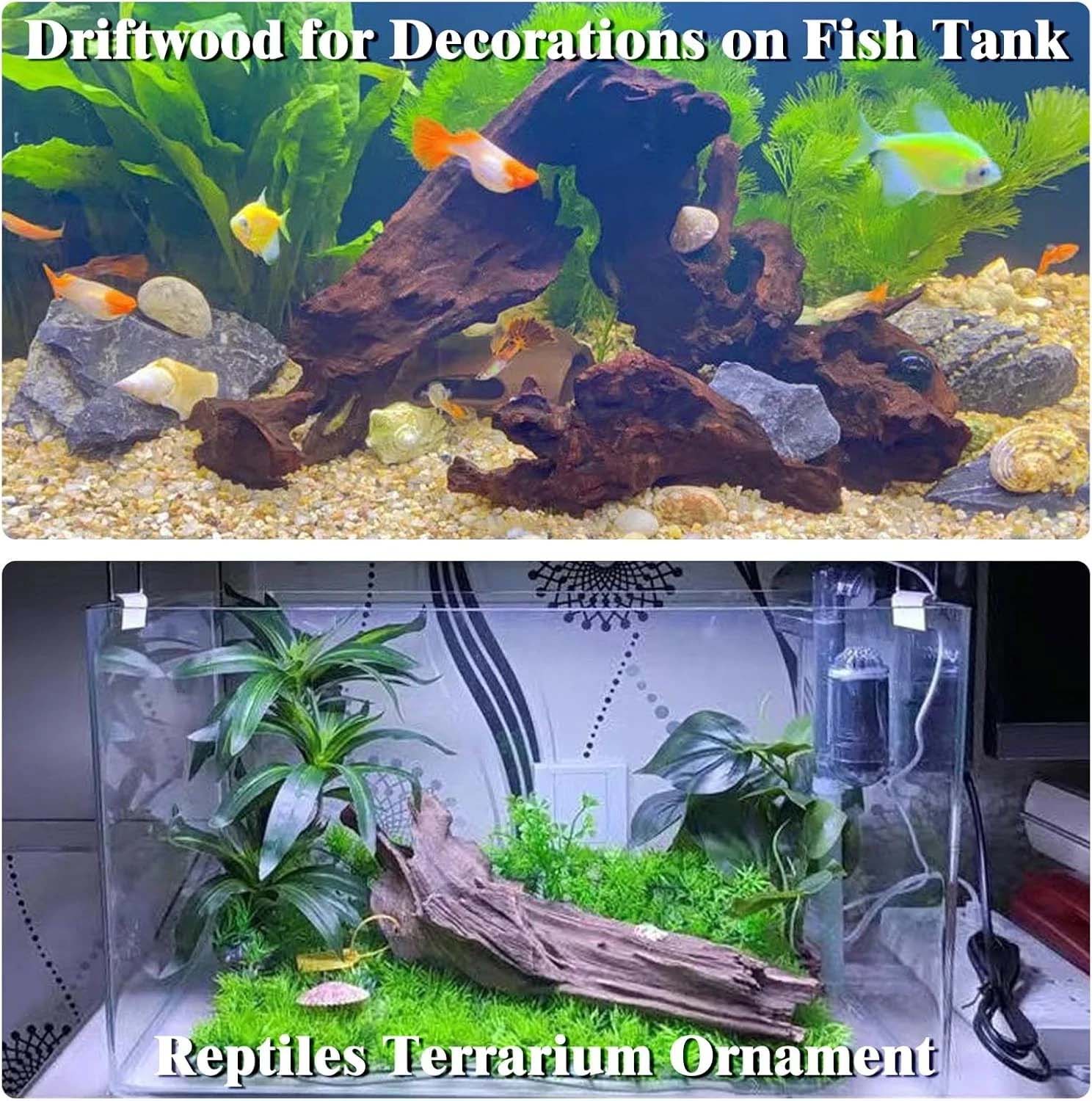 15-20CM 1Pc Natural Driftwood  - Aquarium Planted Substrate 评论和价格