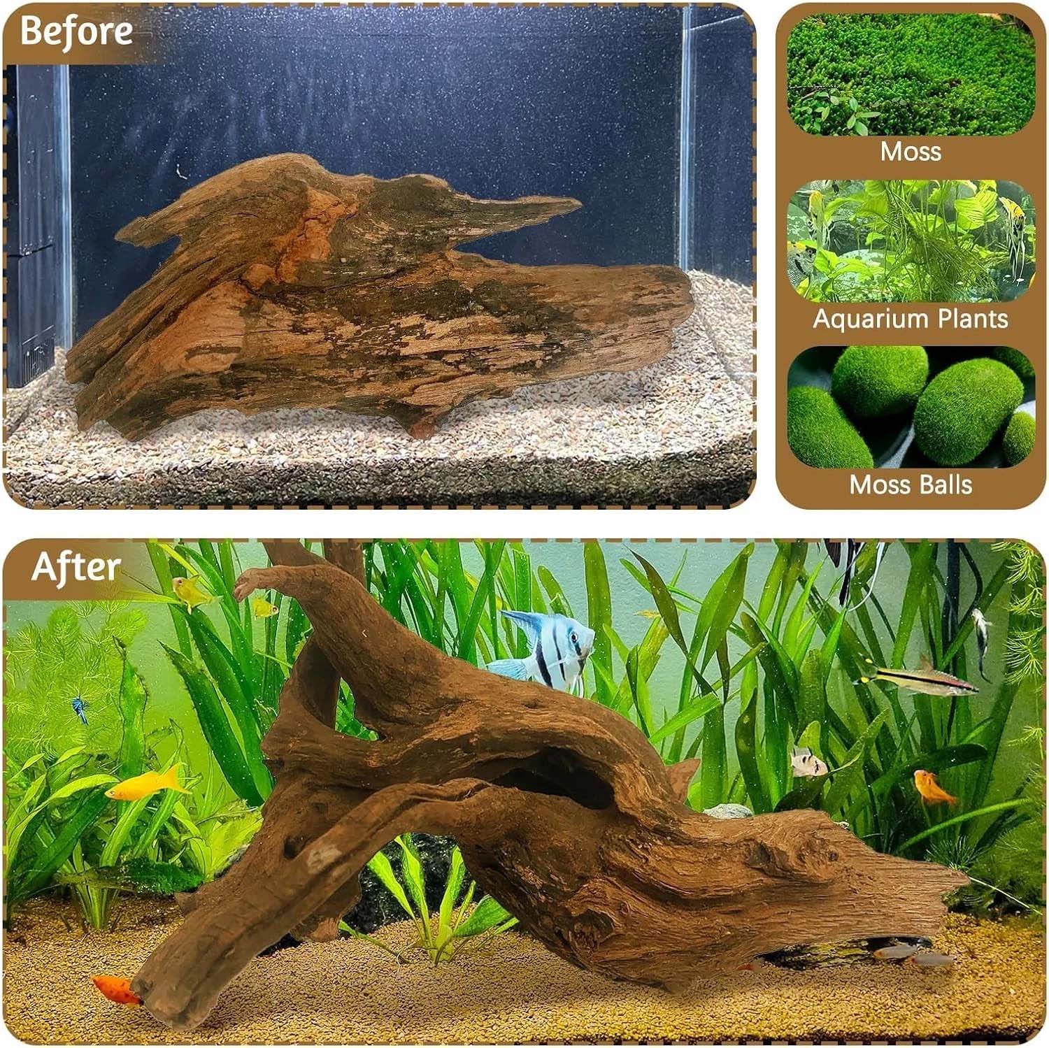 15-20CM 1Pc Natural Driftwood  - Aquarium Planted Substrate 评论和价格