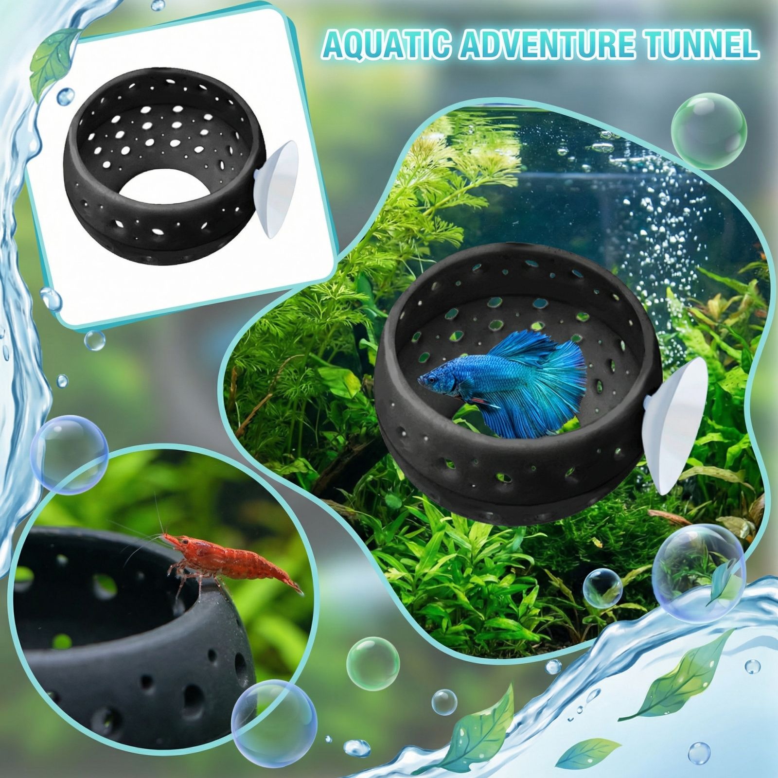 Betta Bulb Hide Tunnel Aquariu - Aquarium Plant Design 评论和价格