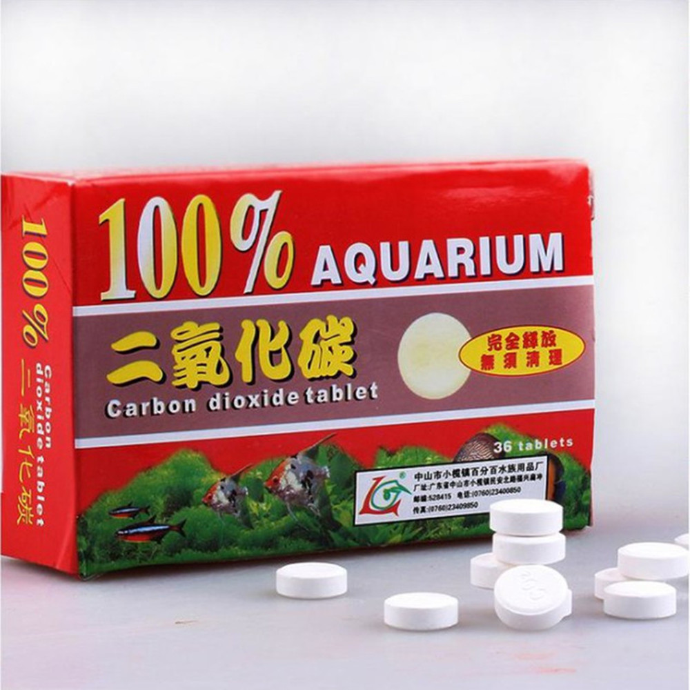 36pcs/Box CO2 Tablet Carbon Di - Aquarium Plant Nutrients 评论和价格
