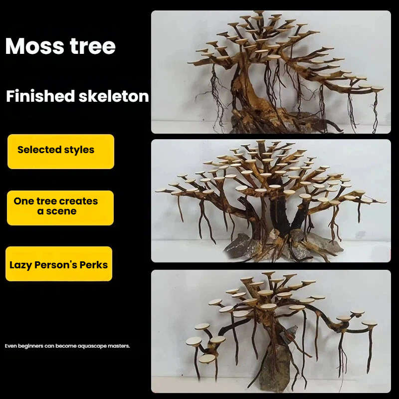 Aquarium Landscaping Moss Tree - Aquarium Plant Design 评论和价格