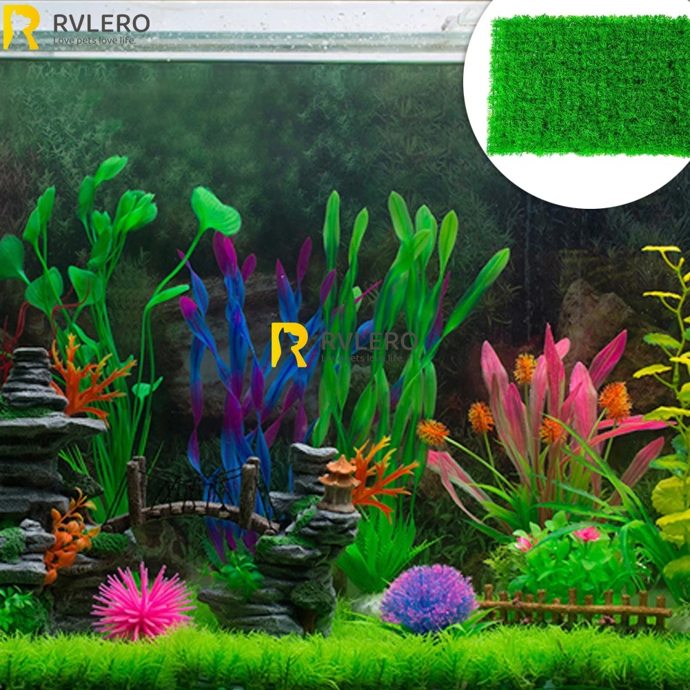Artificial Grass Lawn Aquarium - Aquarium Plant Design 评论和价格