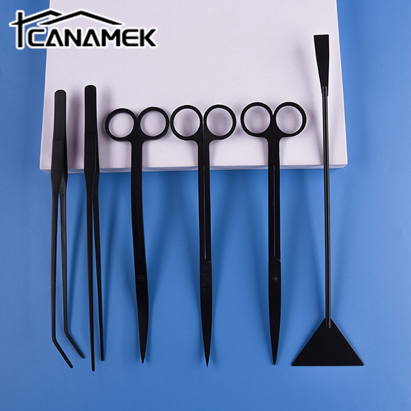 4/5/6PCS Stainless Steel Aquar - Planted Aquarium Maintenance Kit 评论和价格