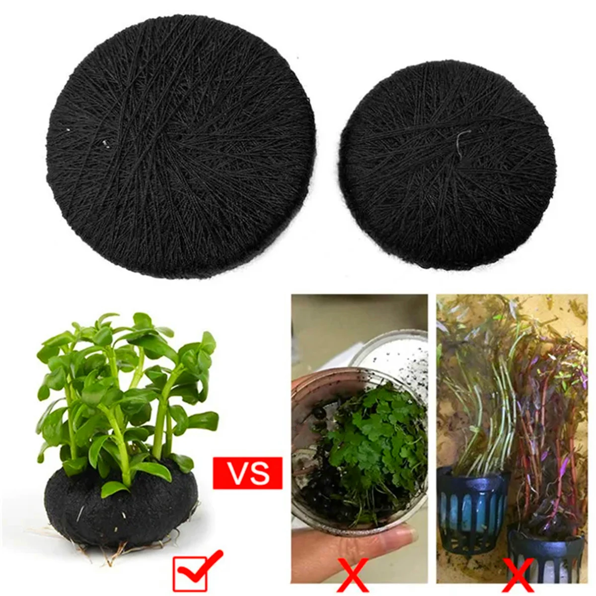 5Pcs Black Fish Tank Water Gra - Aquarium Planted Substrate 评论和价格